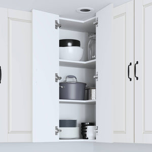 Küchenschrank Weiß mit Regal 57x57x100 cm
