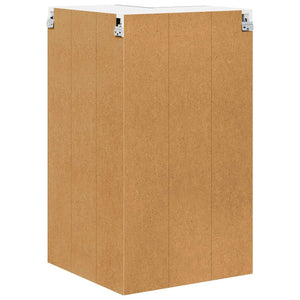 Schwarzer Küchenschrank mit Regal