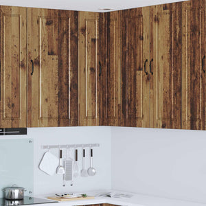 vidaXL Meuble de cuisine avec étagère Bois de récupération 57 x 57 x 100 cm Bois d'ingénierie