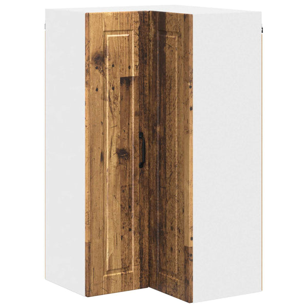 vidaXL Meuble de cuisine avec étagère Bois de récupération 57 x 57 x 100 cm Bois d'ingénierie