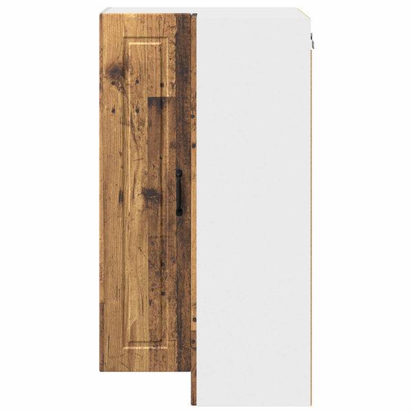 vidaXL Meuble de cuisine avec étagère Bois de récupération 57 x 57 x 100 cm Bois d'ingénierie