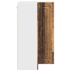 vidaXL Meuble de cuisine avec étagère Bois de récupération 57 x 57 x 100 cm Bois d'ingénierie