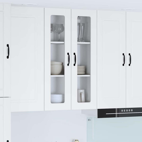 vidaXL Meuble de cuisine avec étagère Blanc 60 x 31 x 100 cm Bois d'ingénierie