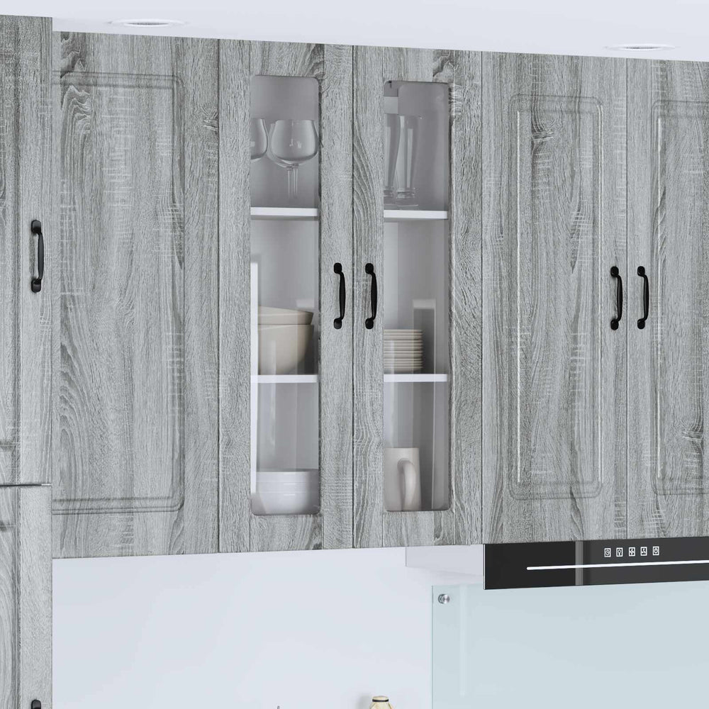 Grauer Küchenschrank Sonoma, 60 cm