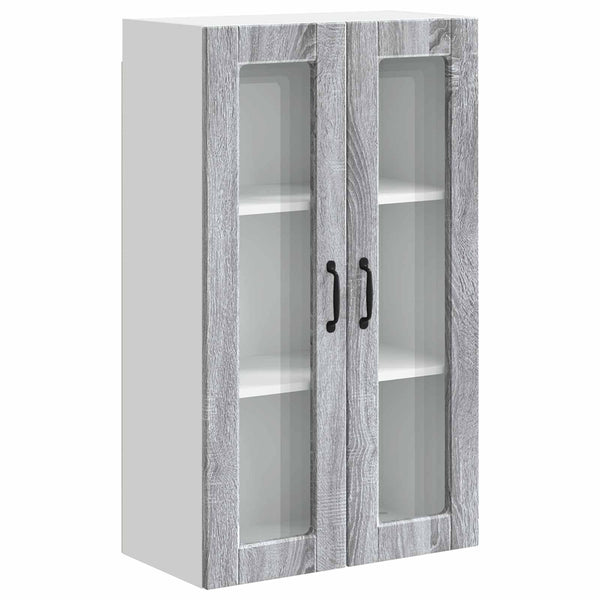 Grauer Küchenschrank Sonoma, 60 cm