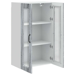 Grauer Küchenschrank Sonoma, 60 cm