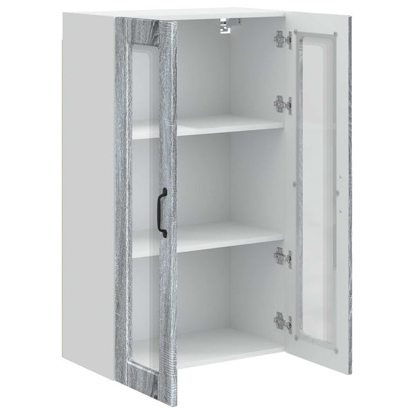 Grauer Küchenschrank Sonoma, 60 cm