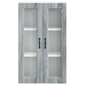 Grauer Küchenschrank Sonoma, 60 cm