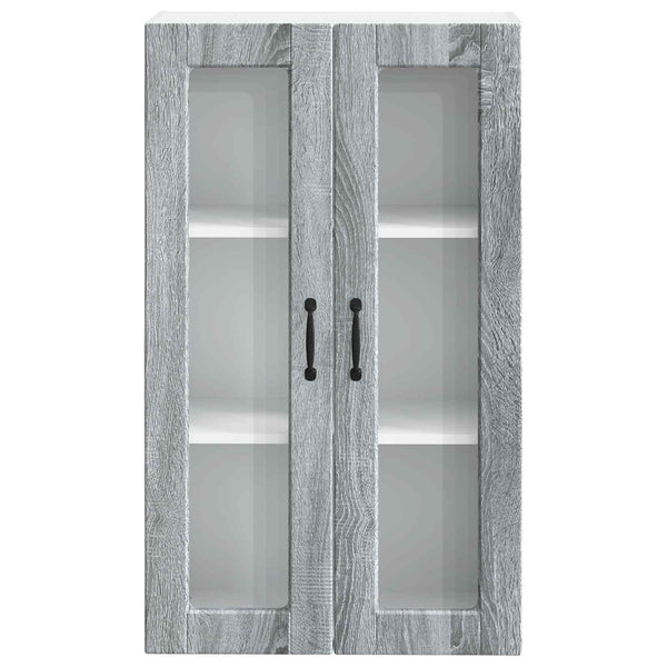 Grauer Küchenschrank Sonoma, 60 cm
