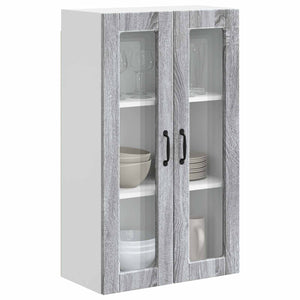 Grauer Küchenschrank Sonoma, 60 cm