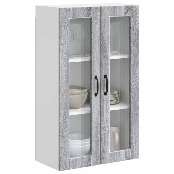 Grauer Küchenschrank Sonoma, 60 cm