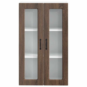 Küchenschrank Braun Eichen-Optik