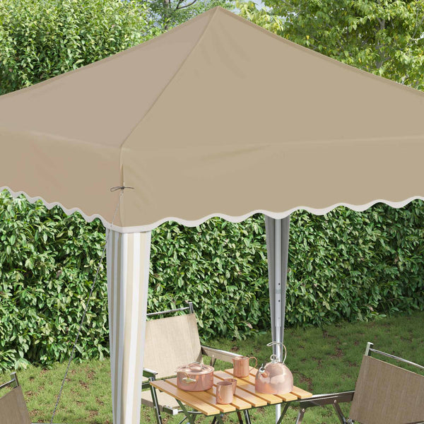 Pop-Up Partyzelt Creme 195x195 cm