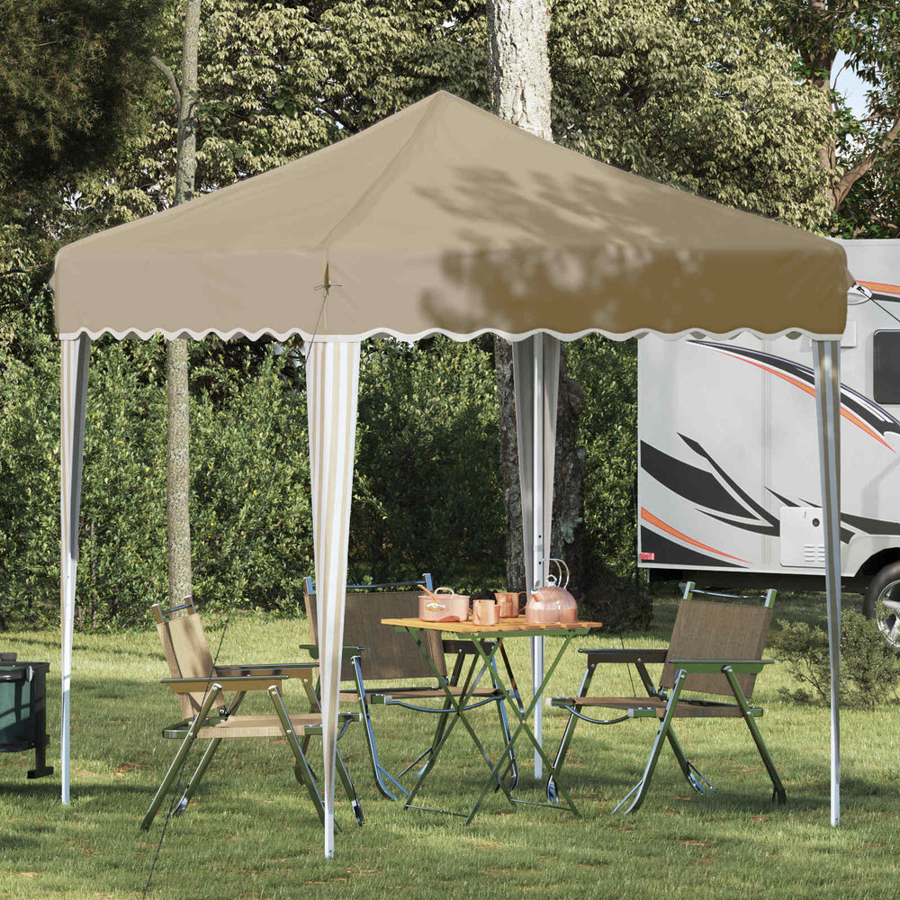 Pop-Up Partyzelt Creme 195x195 cm