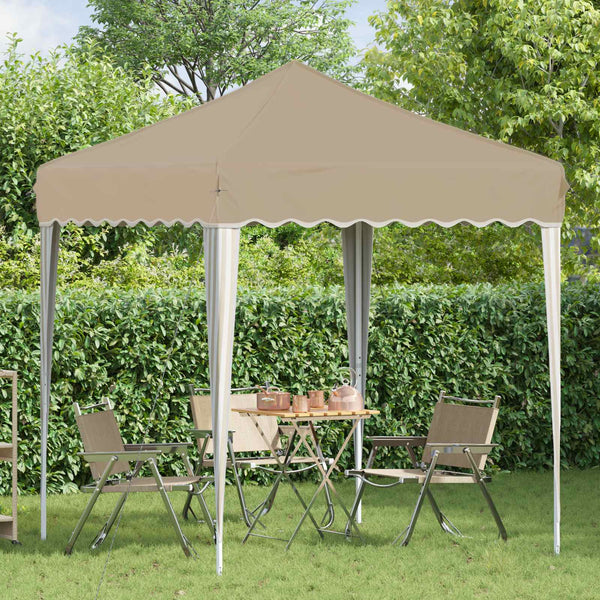 Pop-Up Partyzelt Creme 195x195 cm