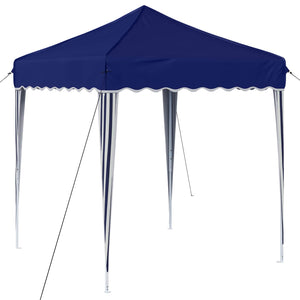 Blaues Pop-up Partyzelt 195x195 cm