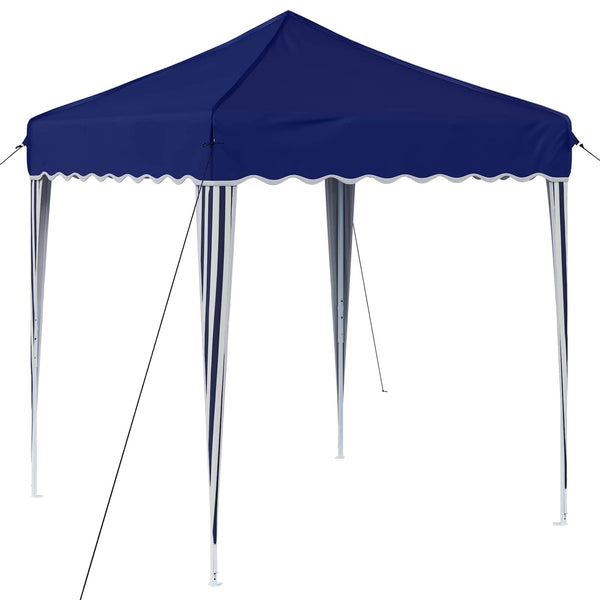 Blaues Pop-up Partyzelt 195x195 cm