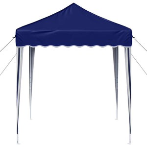 Blaues Pop-up Partyzelt 195x195 cm