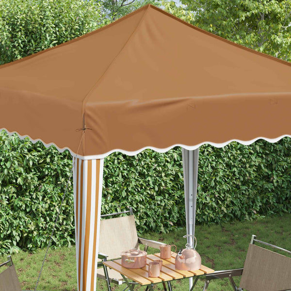 Pop-up Partyzelt Beige 195x195cm Oxford