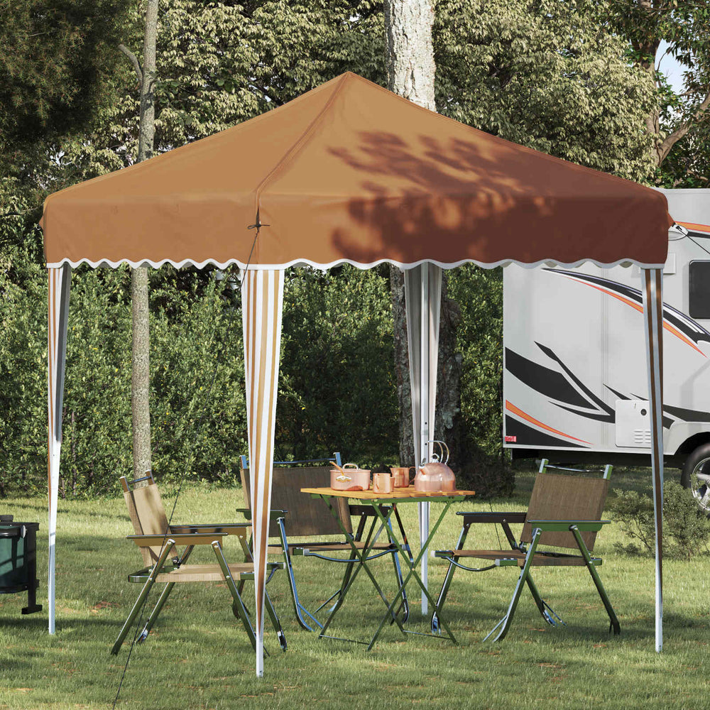 Pop-up Partyzelt Beige 195x195cm Oxford
