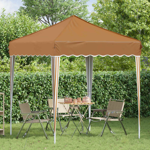 Pop-up Partyzelt Beige 195x195cm Oxford