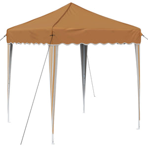 Pop-up Partyzelt Beige 195x195cm Oxford