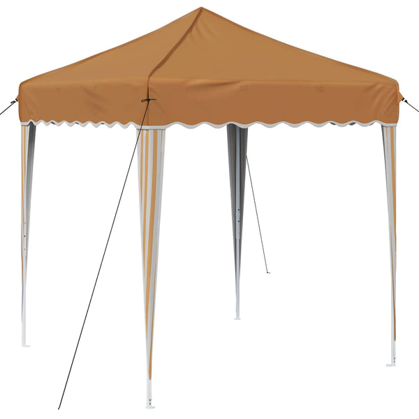Pop-up Partyzelt Beige 195x195cm Oxford