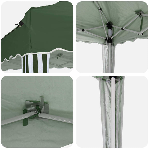 Pop-up Partyzelt Grün 195x195 cm