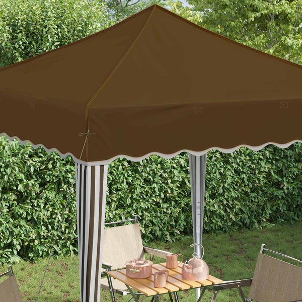 Pop-Up Partyzelt Taupe 195x195 cm