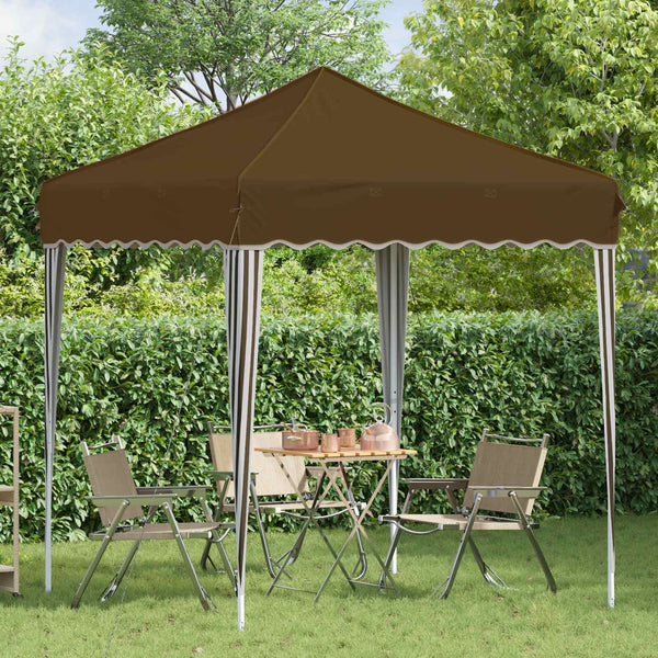 Pop-Up Partyzelt Taupe 195x195 cm