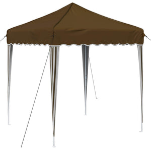 Pop-Up Partyzelt Taupe 195x195 cm