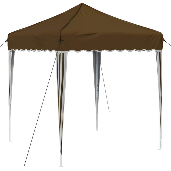Pop-Up Partyzelt Taupe 195x195 cm