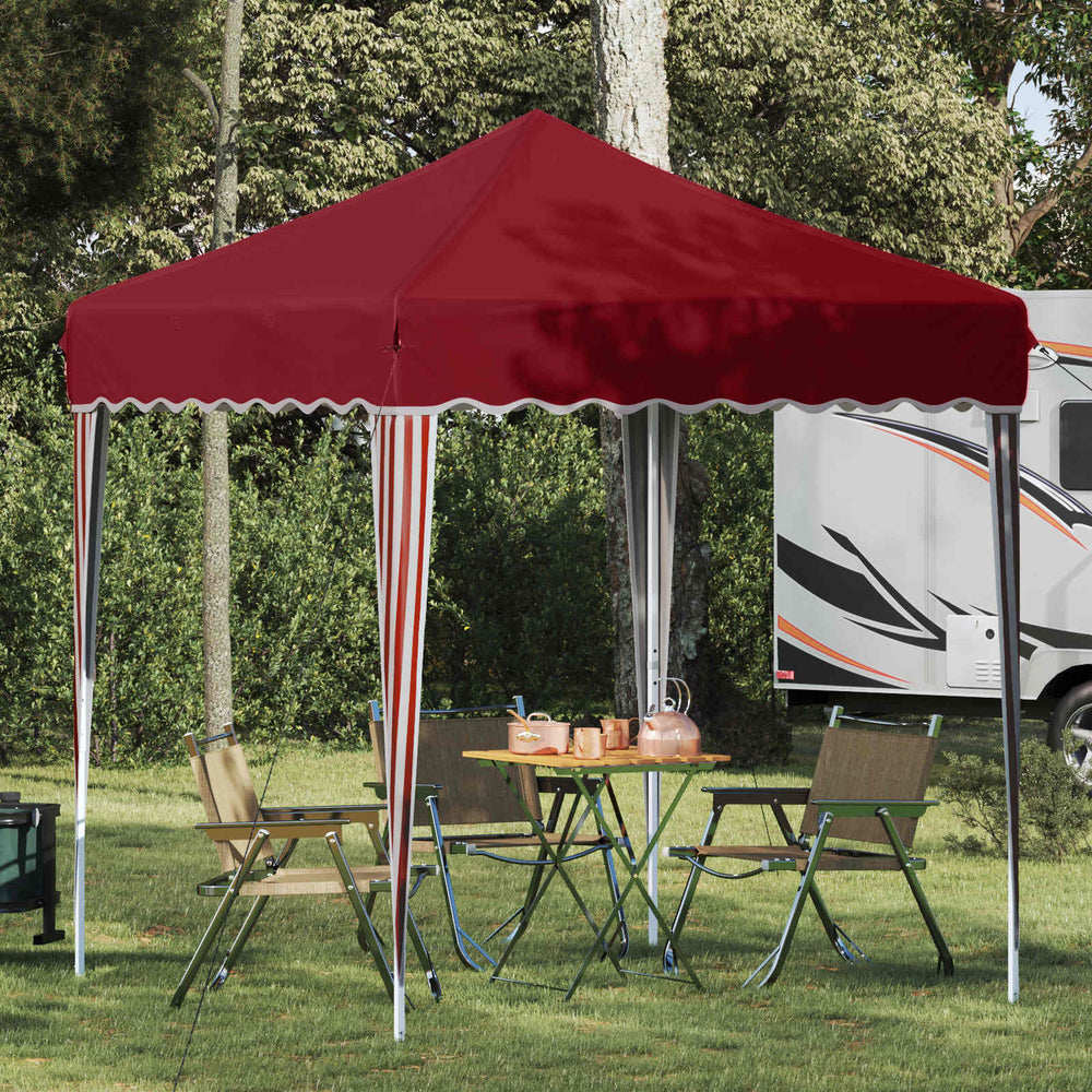 Pop-up Partyzelt Bordeauxrot 195x195cm