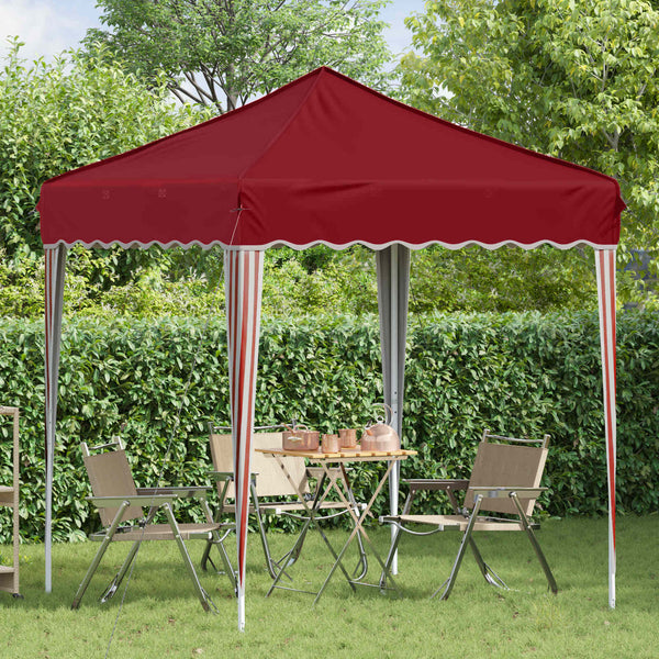 Pop-up Partyzelt Bordeauxrot 195x195cm