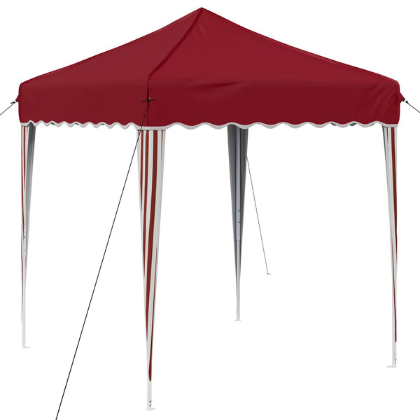 Pop-up Partyzelt Bordeauxrot 195x195cm