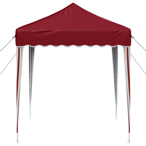 Pop-up Partyzelt Bordeauxrot 195x195cm