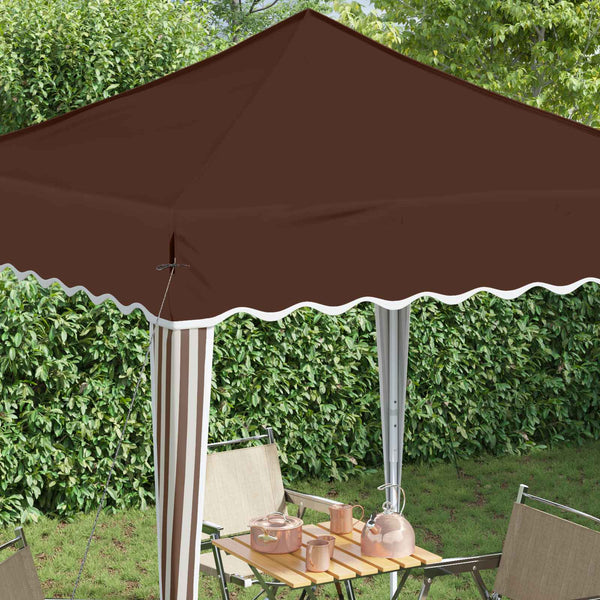 Pop-up Partyzelt Braun 195x195 cm
