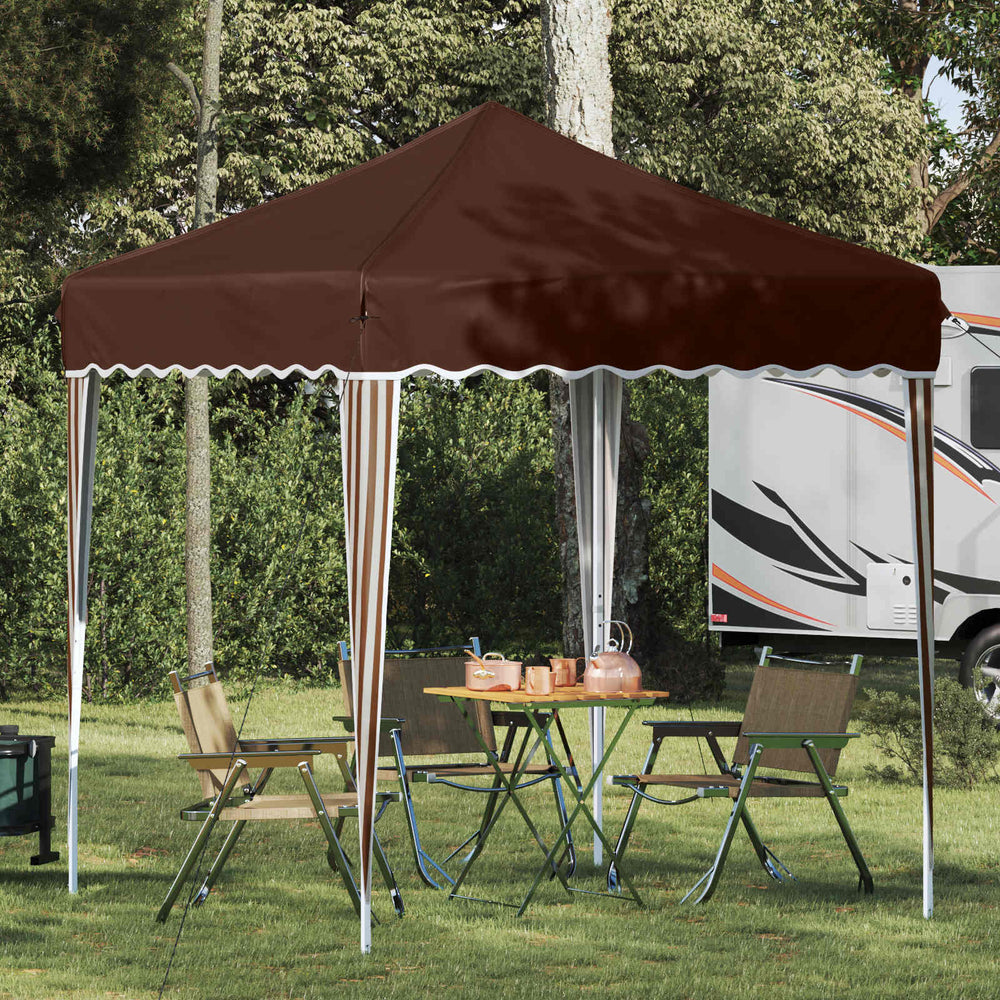 Pop-up Partyzelt Braun 195x195 cm
