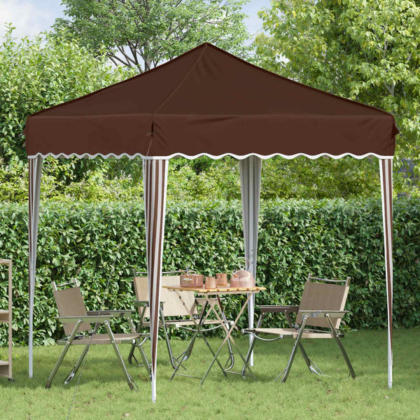 Pop-up Partyzelt Braun 195x195 cm