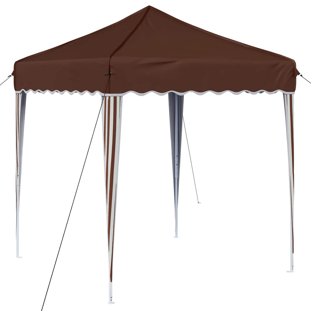 Pop-up Partyzelt Braun 195x195 cm