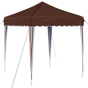 Pop-up Partyzelt Braun 195x195 cm