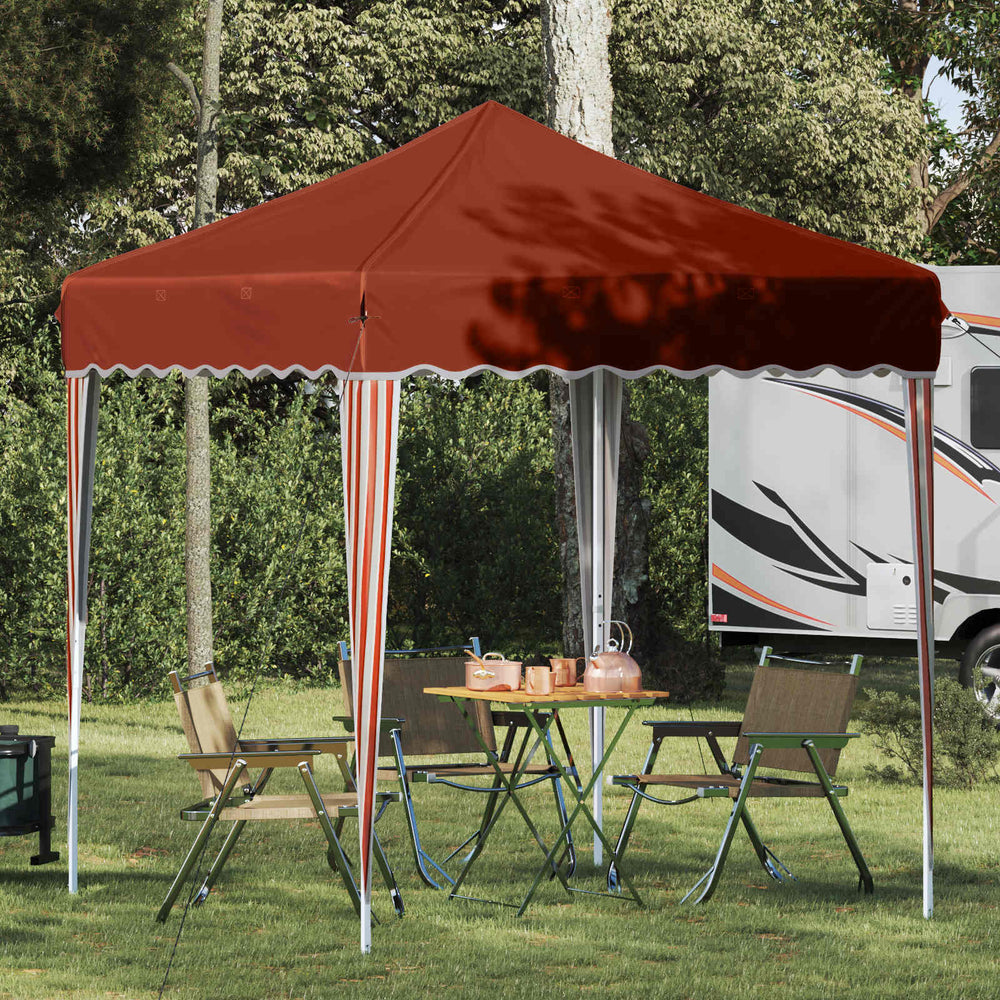 Pop-up Partyzelt Terrakotta 195x195cm