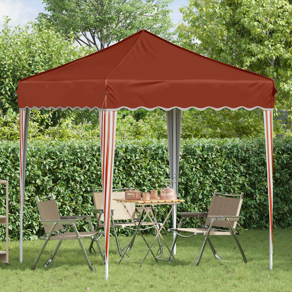 Pop-up Partyzelt Terrakotta 195x195cm
