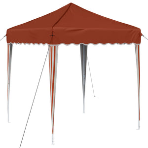 Pop-up Partyzelt Terrakotta 195x195cm