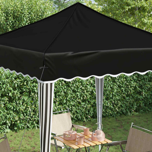 Pop-up Partyzelt Schwarz 195x195 cm
