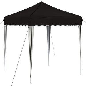Pop-up Partyzelt Schwarz 195x195 cm
