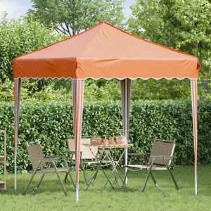 vidaXL Tonnelle pop-up de réception orange 195 x 195 x 245 cm en tissu Oxford