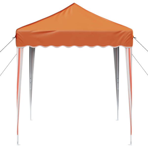 vidaXL Tonnelle pop-up de réception orange 195 x 195 x 245 cm en tissu Oxford