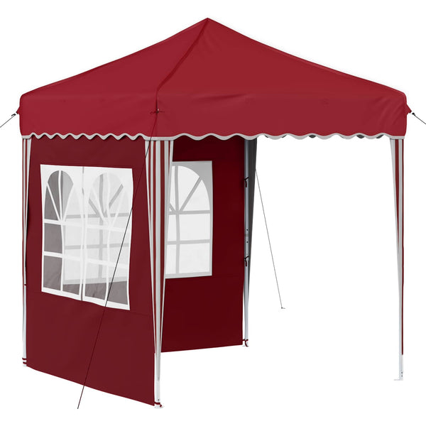 Pop-up Partyzelt Bordeauxrot 195x195 cm