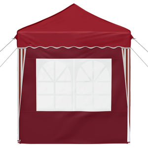 Pop-up Partyzelt Bordeauxrot 195x195 cm